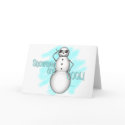 KRW Snowmen are Cool Blank Note Card by KRWDesigns KRW Snowmen are Cool Blank Note Card