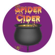 KRW Spider Cider Halloween stickers by krwhalloween KRW Spider Cider Halloween stickers