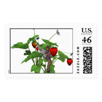 KRW Strawberry Faer postage by KRWDesigns KRW Strawberry Faer postage