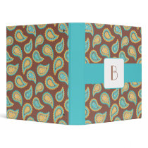 KRW Summer Breeze Paisley Monogram Album Binder*