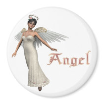 KRW Sweet Angel - Brunette magnets