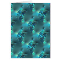 KRW Teal Butterfly cards by KRWDesigns KRW Teal Butterfly cards
