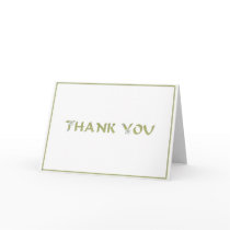 KRW Thank You - Green Daisies cards