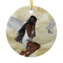 KRW The Angel and the Dove Inspirational Ornament