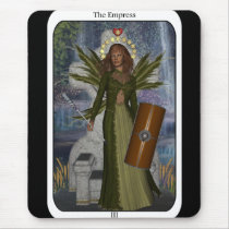 KRW The Empress Fairy Tarot Card Art mousepads by KRWDesigns KRW The Empress Fairy Tarot Card Art mousepads