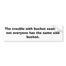 KRW The Trouble Bumper Stickers