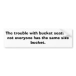 KRW The Trouble Bumper Stickers