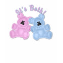 KRW They're Both Twins Teddy Bear Maternity t-shirts by krwbaby KRW They're Both Twins Teddy Bear Maternity t-shirts