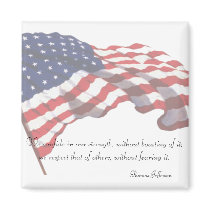 KRW Thomas Jefferson Quote Magnet