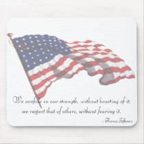 KRW Thomas Jefferson Quote Mousepad mousepads