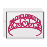 KRW Tiara Bachelorette Party Invitation