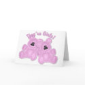 KRW Twin Girl Teddy Bear Baby Shower Invitation cards by krwbaby KRW Twin Girl Teddy Bear Baby Shower Invitation cards