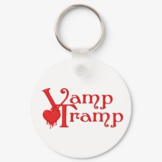 KRW Vamp Tramp Blood Dripping Heart keychain