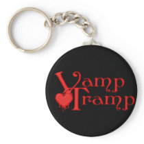 KRW Vamp Tramp Blood Dripping Heart keychains
