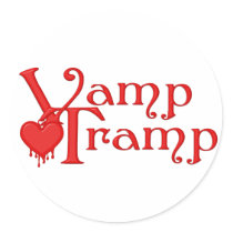 KRW Vamp Tramp Blood Dripping Heart stickers by KRWDesigns KRW Vamp Tramp Blood Dripping Heart stickers