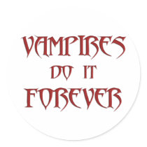 KRW Vampires Do It Forever stickers by KRWDesigns KRW Vampires Do It Forever stickers
