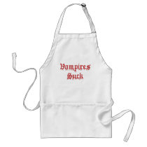 KRW Vampires Suck Dripping Blood aprons