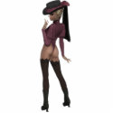 KRW Victorian Peek A Boo Pin Up photo sculptures