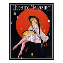 KRW Vintage 1921 Theater Magazine Cover Print