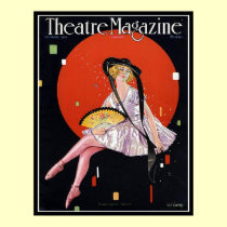 KRW Vintage 1921 Theater Magazine Cover Print by KRWOldWorld KRW Vintage 1921 Theater Magazine Cover Print