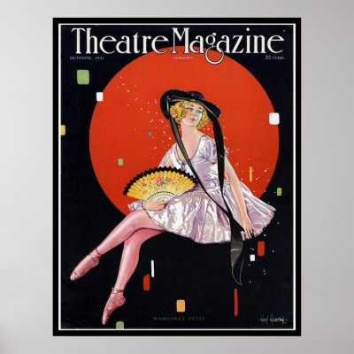 Home Theatre Magazine on Krw Vintage 1921 Theater Magazine Cover Print From Zazzle Com
