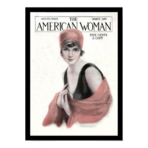 KRW Vintage American Woman Magazine 1919 Print by KRWOldWorld KRW Vintage American Woman Magazine 1919 Print