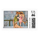 KRW Vintage Beach Illustration Stamps