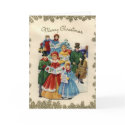 KRW Vintage Carolers Holiday Card