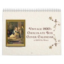 KRW Vintage Chocolate Box Cover Calendar 2012