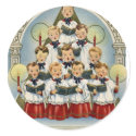 KRW Vintage Choir Holiday Stickers