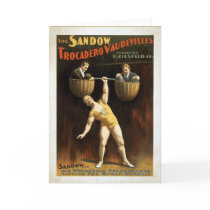 KRW Vintage Circus Poster Card by KRWOldWorld KRW Vintage Circus Poster Card