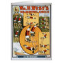 KRW Vintage Circus Poster Card