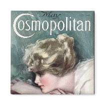 KRW Vintage Cosmopolitan 1915 Magazine Magnet