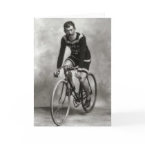 KRW Vintage Cyclist Card