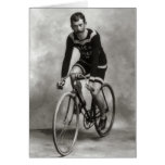 KRW Vintage Cyclist Card