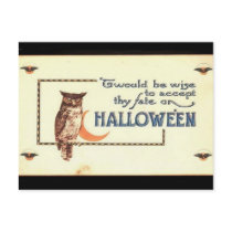 KRW Vintage Halloween Owl postcards by KRWOldWorld KRW Vintage Halloween Owl postcards