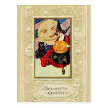 KRW Vintage Halloween Postcard