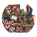 KRW Vintage Holiday Train Sticker