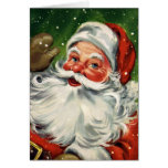 KRW Vintage Santa Claus Christmas Card