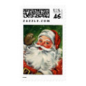 KRW Vintage Santa Claus Christmas Stamp
