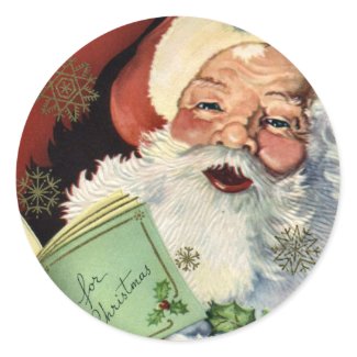 KRW Vintage Santa Claus Christmas Sticker sticker