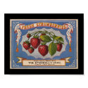 KRW Vintage Strawberry Fruit Crate Label posters by KRWOldWorld KRW Vintage Strawberry Fruit Crate Label posters