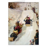 KRW Vintage Tabogganing 1886 Card