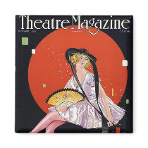 KRW Vintage Theater Magazine 1921 Magnet