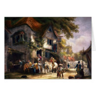 KRW Vintage Village Festival Card card