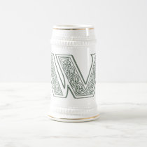 KRW - W - Celtic Monogrammed Stein mugs
