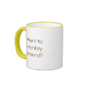 KRW Want to monkey around? mugs
