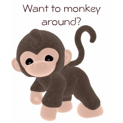 KRW Want to monkey around? T Shirts by KRWDesigns
