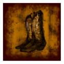 KRW Western Wear Cowboy Boots posters