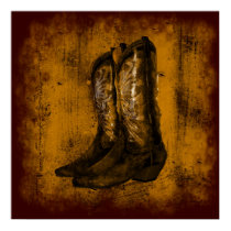 KRW Western Wear Cowboy Boots posters by KRWDesigns KRW Western Wear Cowboy Boots posters